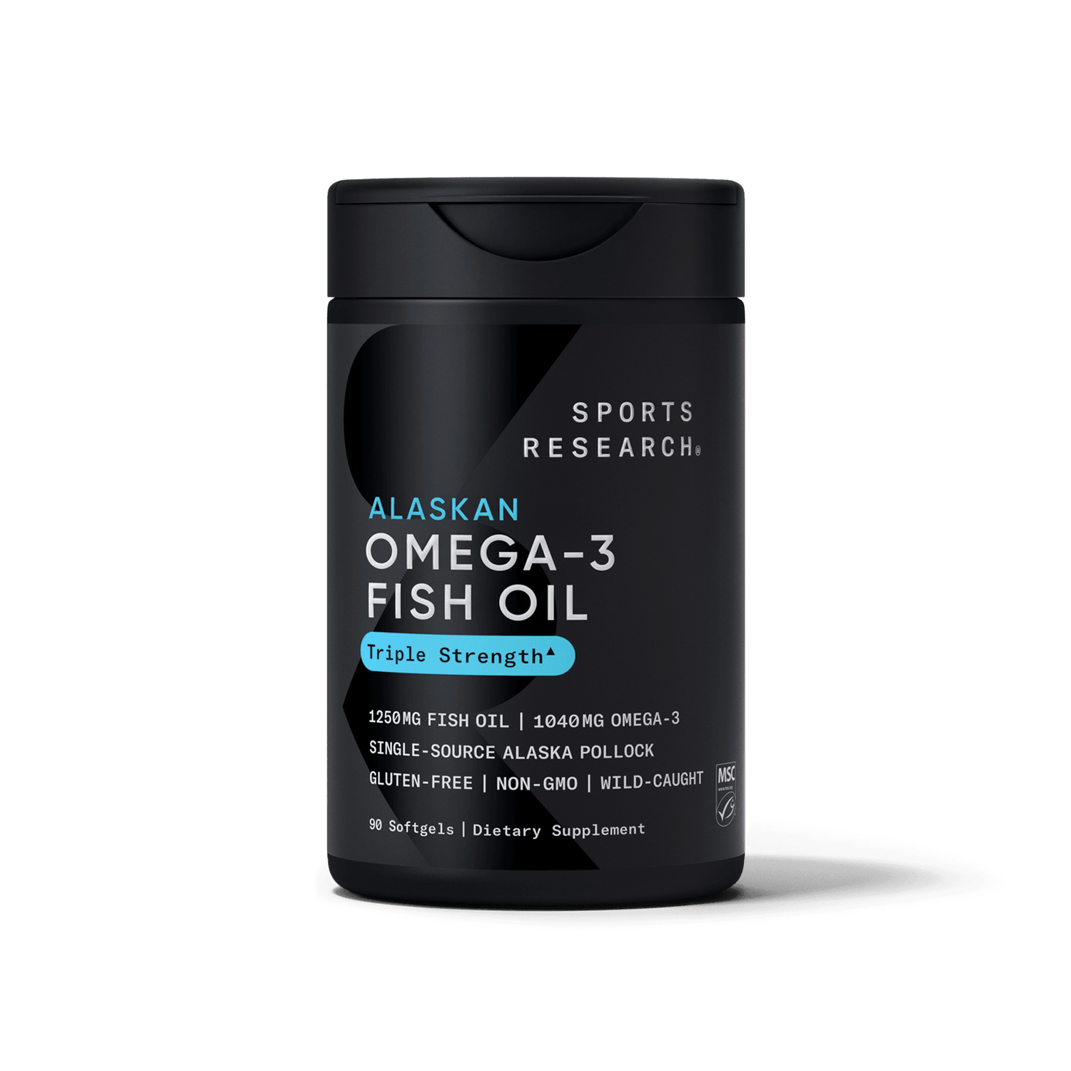Omega-3 Fish Oil  1250 MG 90 Softgels