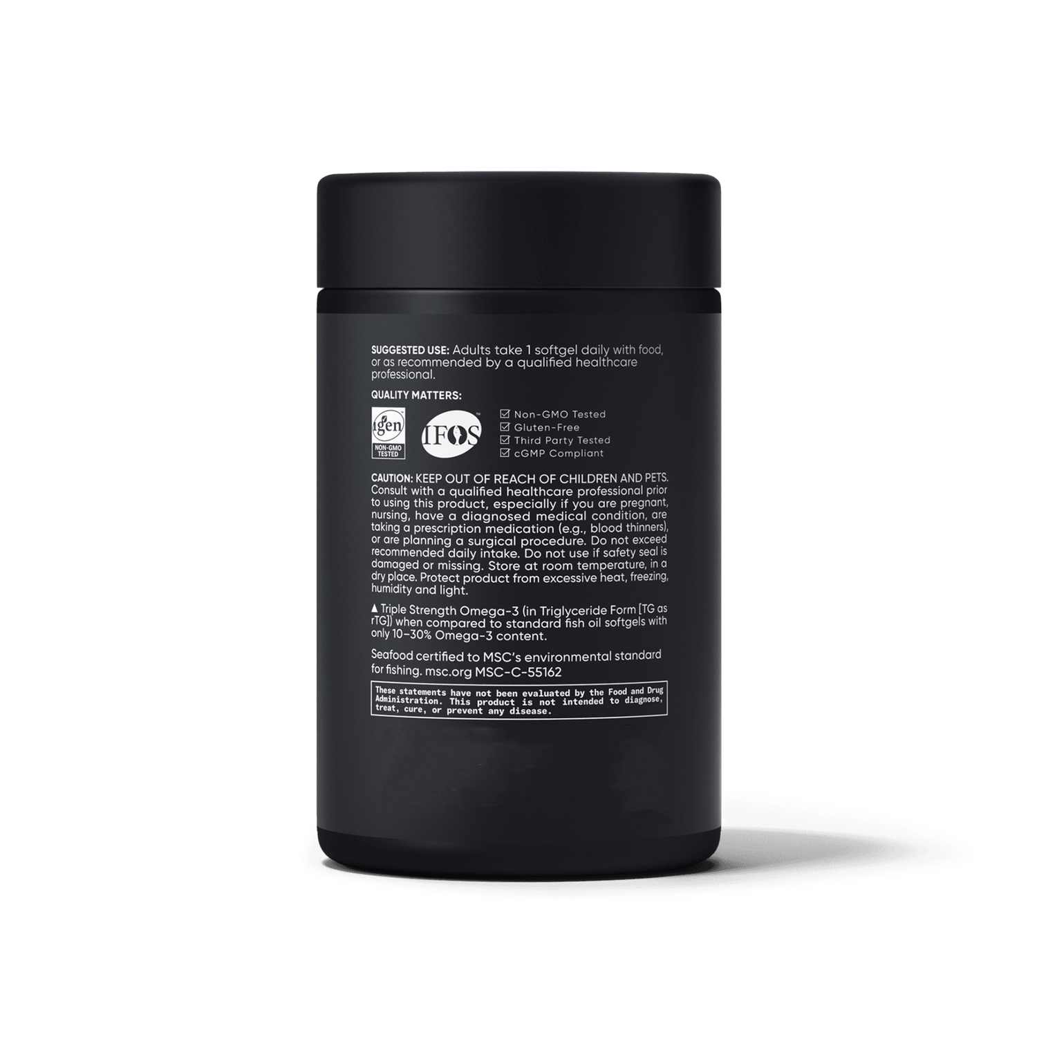 Omega-3 Fish Oil  1250 MG 90 Softgels